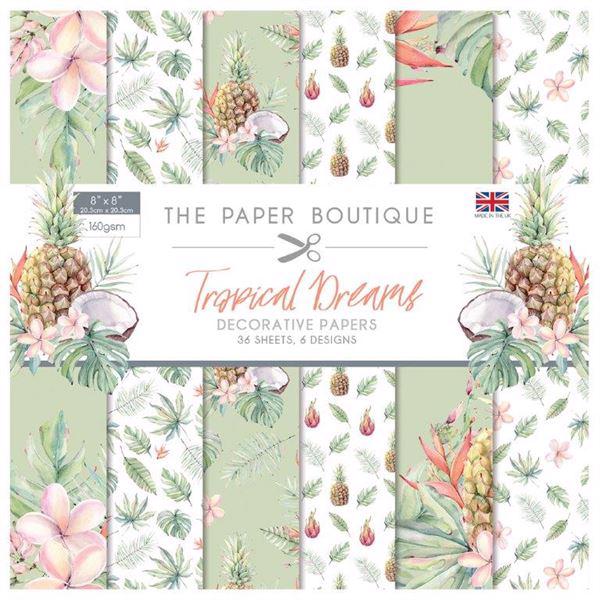The Paper Boutique Paper Pad 8x8" - Tropical Dreams