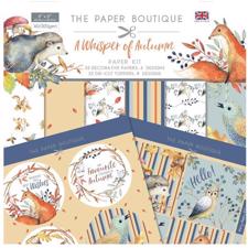The Paper Boutique Paper KIT 8x8" - A Whisper of Autumn (paper pad + toppers)
