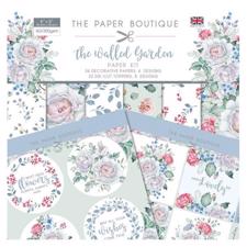 The Paper Boutique Paper KIT 8x8" - The Walled Garden (paper pad + toppers)