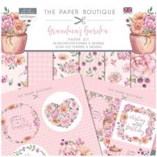 The Paper Boutique Paper KIT 8x8" - Grandma's Garden (paper pad + toppers)