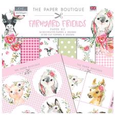 The Paper Boutique Paper KIT 8x8" - Farmyard Friends (paper pad + toppers)