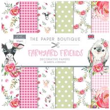 The Paper Boutique Paper Pad 8x8" - Farmyard Friends