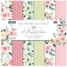 The Paper Boutique Paper Pad 8x8" - A Bouquet of Sunshine