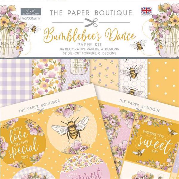 The Paper Boutique Paper KIT 8x8" - Bumblebee\'s Dance (paper pad + toppers)