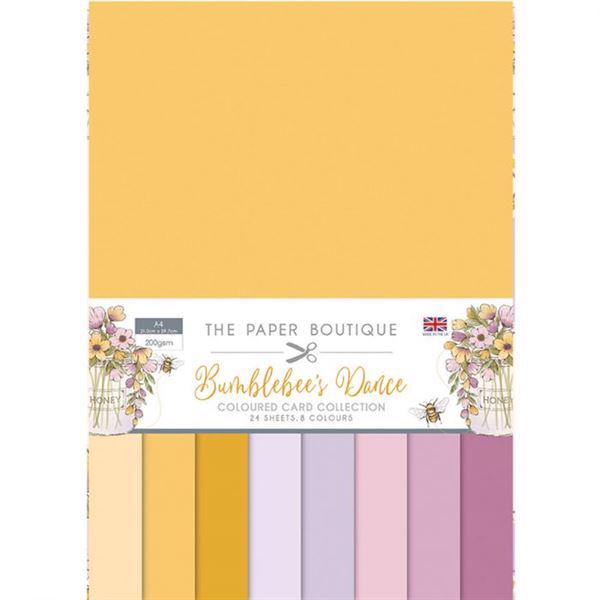 The Paper Boutique Colour Card Pad A4 - Bumblebee\'s Dance