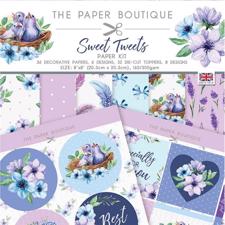 The Paper Boutique Paper KIT 8x8" - Sweet Tweets (paper pad + toppers)