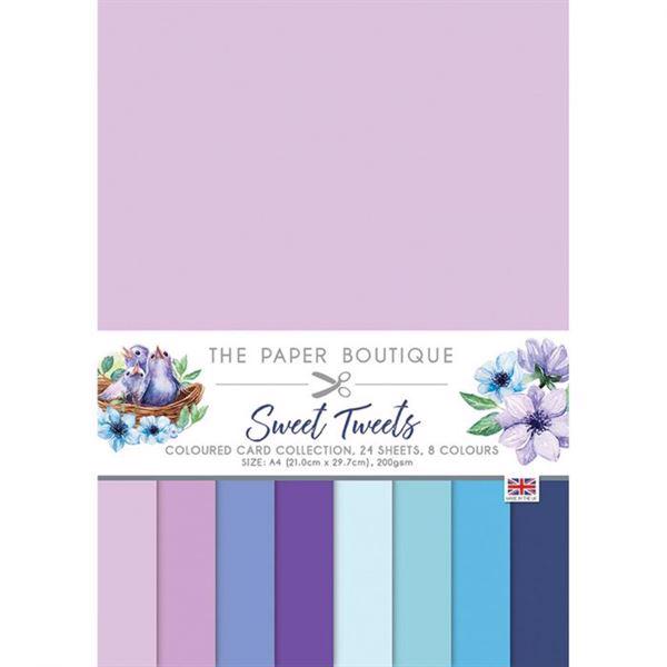 The Paper Boutique Colour Card Pad A4 - Sweet Tweets