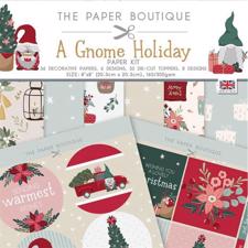The Paper Boutique Paper KIT 8x8" - A Gnome Holiday (paper pad + toppers)