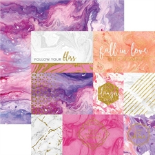 Paper House Scrapbook Paper 12x12" - Foiled Paper / Follow your Bliss