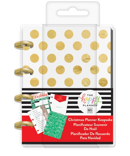 Happy Planner - Christmas Gold Dot Keepsake