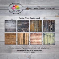 Dixi Craft Blok - Rustiq Wood Background