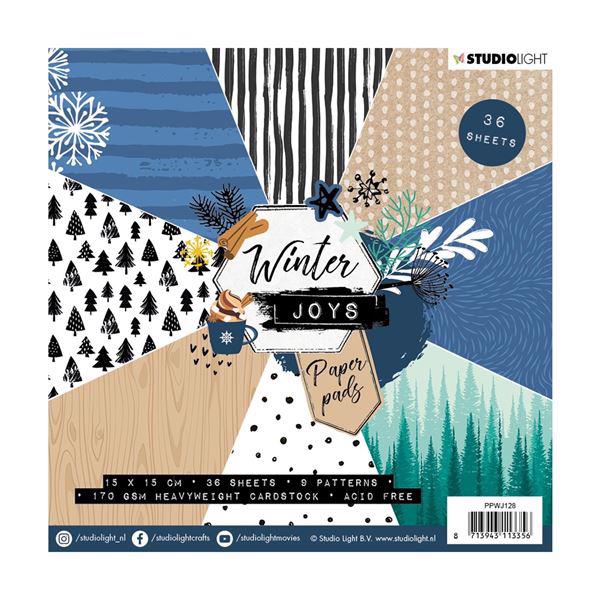 Studio Light Paper Pad 6x6" - Winter Joys no. 128