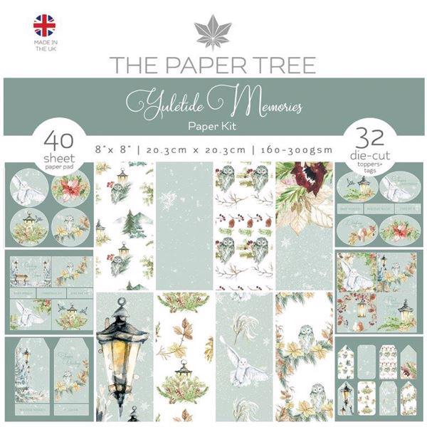 The Paper Tree  Paper KIT 8x8" - Yuletide Memories (paper pad + toppers)