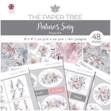 The Paper Tree  Paper KIT 8x8" - Nature's Song (paper pad + toppers)