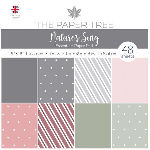 The Paper Tree  Paper Pad 8x8" - Nature\'s Song Essentials 