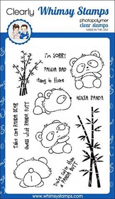 Whimsy Stamps Clear Stamp - Panda Butt