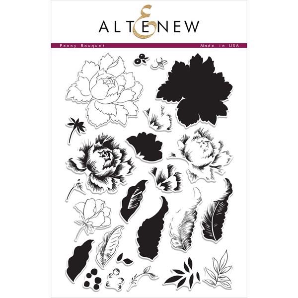Altenew Clear Stamp Set - Peony Bouquet