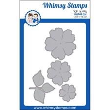 Whimsy Stamps DIE - Peony Flower