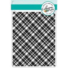Catherine Pooler Stamps - Plaid Background