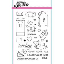 Heffy Doodle Clear Stamps - Yappy Happy Mail