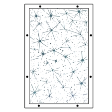 Sizzix Studio Stamp & Stencils Set - Vic Hollins / Dreamscape