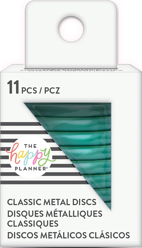 Happy Planner Discs ringe 1 25 Classic METAL Teal Happy Planner Discs ringe 1 25 Classic METAL Teal