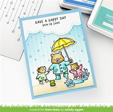 Lawn Cuts - Rainy Day Backdrop: Portrait (DIES)