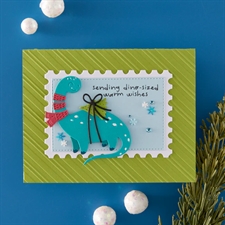 Spellbinders Stamp & Dies - Dino-Sized Holiday