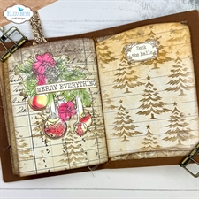 Elizabeth Crafts Stencils - Journal Stencils 9 (Golden Season Collection)