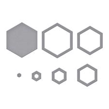 Spellbinders Dies - Color Block Mini Shapes / Hexagon