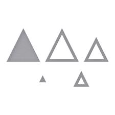 Spellbinders Dies - Color Block Mini Shapes / Triangle