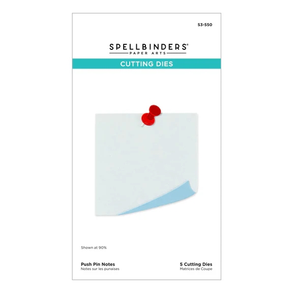Spellbinders Dies - Push Pin Notes