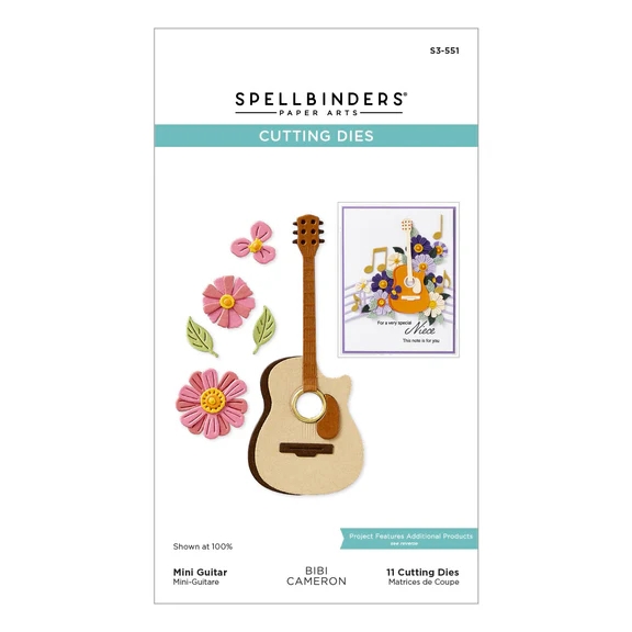 Spellbinders Dies - Bibi\'s Musical Notes / Mini Guitar