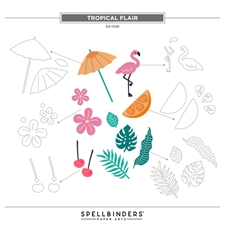 Spellbinders Dies - Happy Hour / Tropical Flair