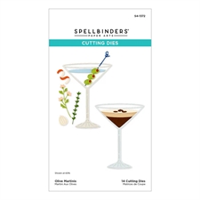 Spellbinders Dies - Happy Hour / Olive Martinis