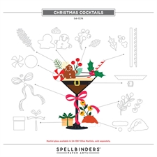 Spellbinders Dies - Happy Hour / Christmas Cocktails