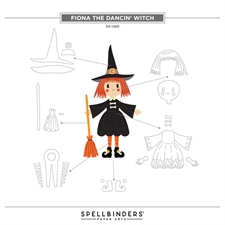 Spellbinders Dies - Fiona the Dancin’ Witch