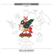 Spellbinders Dies - Yuletide Ride