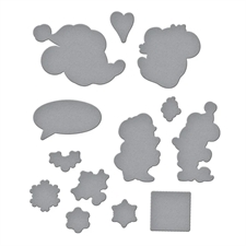 Simple Stories Stamps & Die Bundle - Say Cheese Classic Mouse CHRISTMAS 