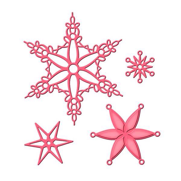 Spellbinders Shapeabilities Dies - Snowflake Bliss - Holiday Greetings