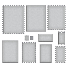 Spellbinders Dies - Nested Postage Labels & Tag