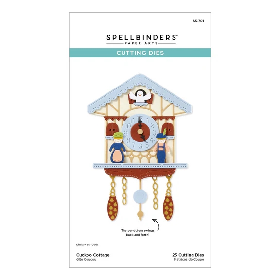 Spellbinders - Cuckoo Cottage Collection / Cuckoo Cottage Clock