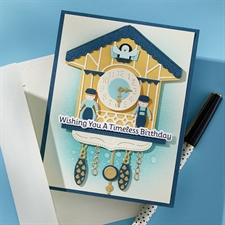 Spellbinders - Cuckoo Cottage Collection / Cuckoo Cottage Clock