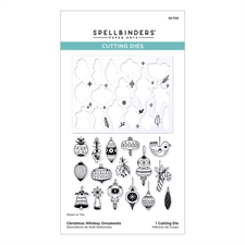 Spellbinders BetterPress Plate and Die Bundle - Christmas Whimsy Welcome