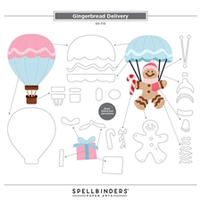 Spellbinders - Candy Christmas / Gingerbread Delivery
