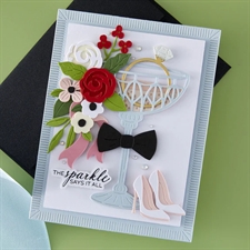 Spellbinders Dies - Linear Touch Rectangles and Tag