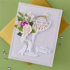 Spellbinders Dies - Linear Touch Rectangles and Tag