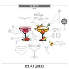 Spellbinders Dies - Happier Hour / Sip Sip Olé