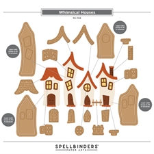 Spellbinders Dies - Whimsical Village / Whimsical Houses
