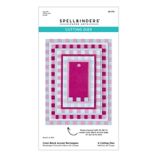 Spellbinders Dies - Color Block Accent Rectangles Die Bundle (A2)